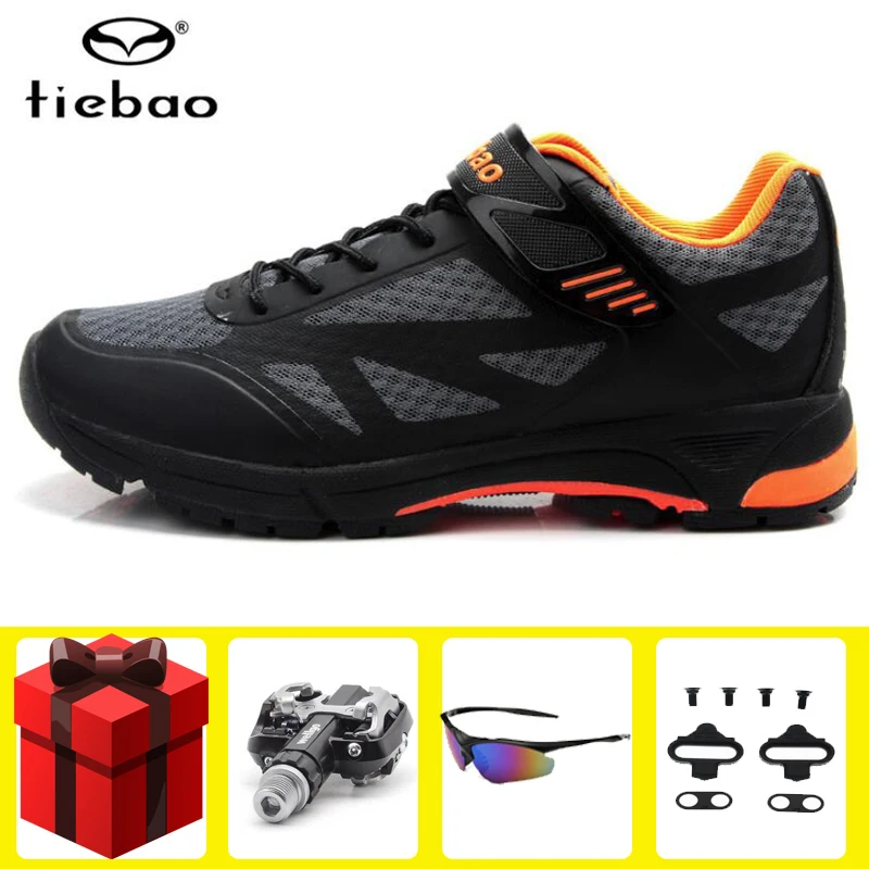 TB22-B1406-2 Tiebao Leisure Cycling Shoes Men sapatilha ciclismo mtb sneakers women chaussure vtt Sports Mountain Bike Road Athletic Shoes - Цвет: TB22-B1406-2