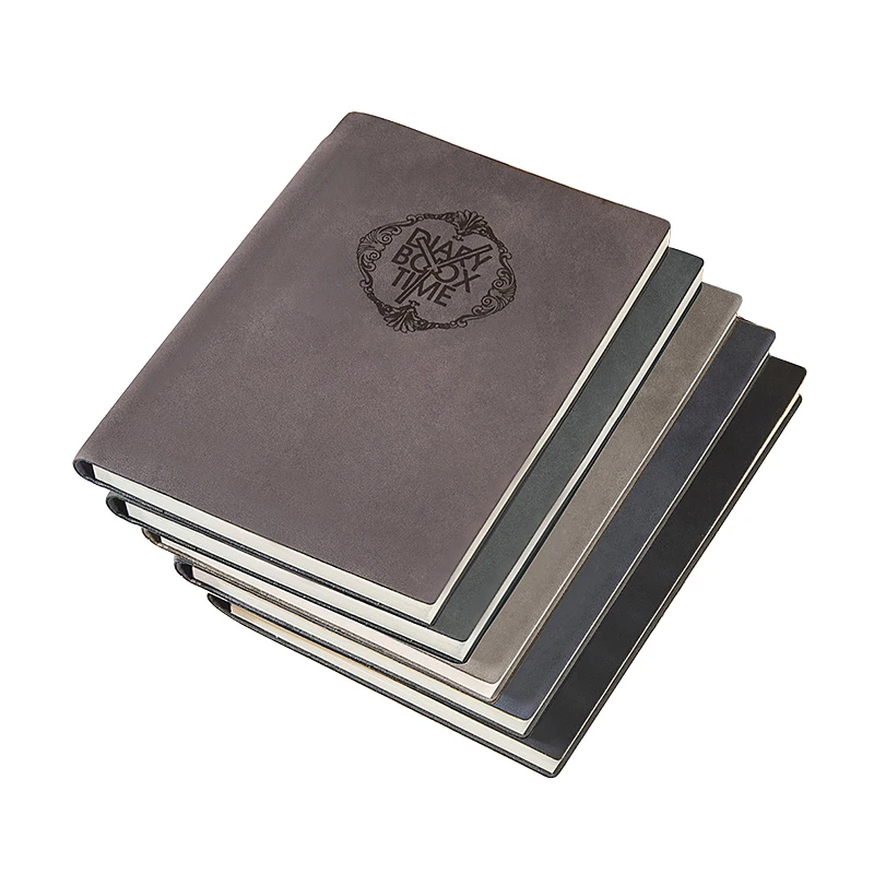 

PU leather Notebook Student Portable Diary Journal Soft Leather Notebook Stitching Binding A5 Sheep Bark Creative Notepad