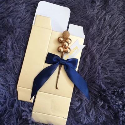 favor box 50 шт. детский день рождения свадьба юбилейный Свадебный вечерние золотые Уникальные diy персонализированные коробки конфет gifs коробки - Цвет: favor box