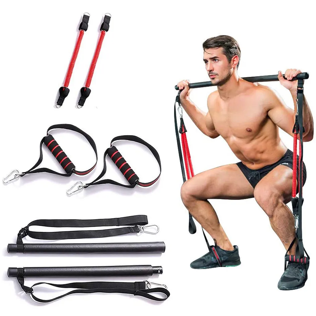 Portable Fitness Training Band Pilates Belt Exerciser Resistance Bands for Glutes Legs Muscle Workout Equipment Kit | Спорт и