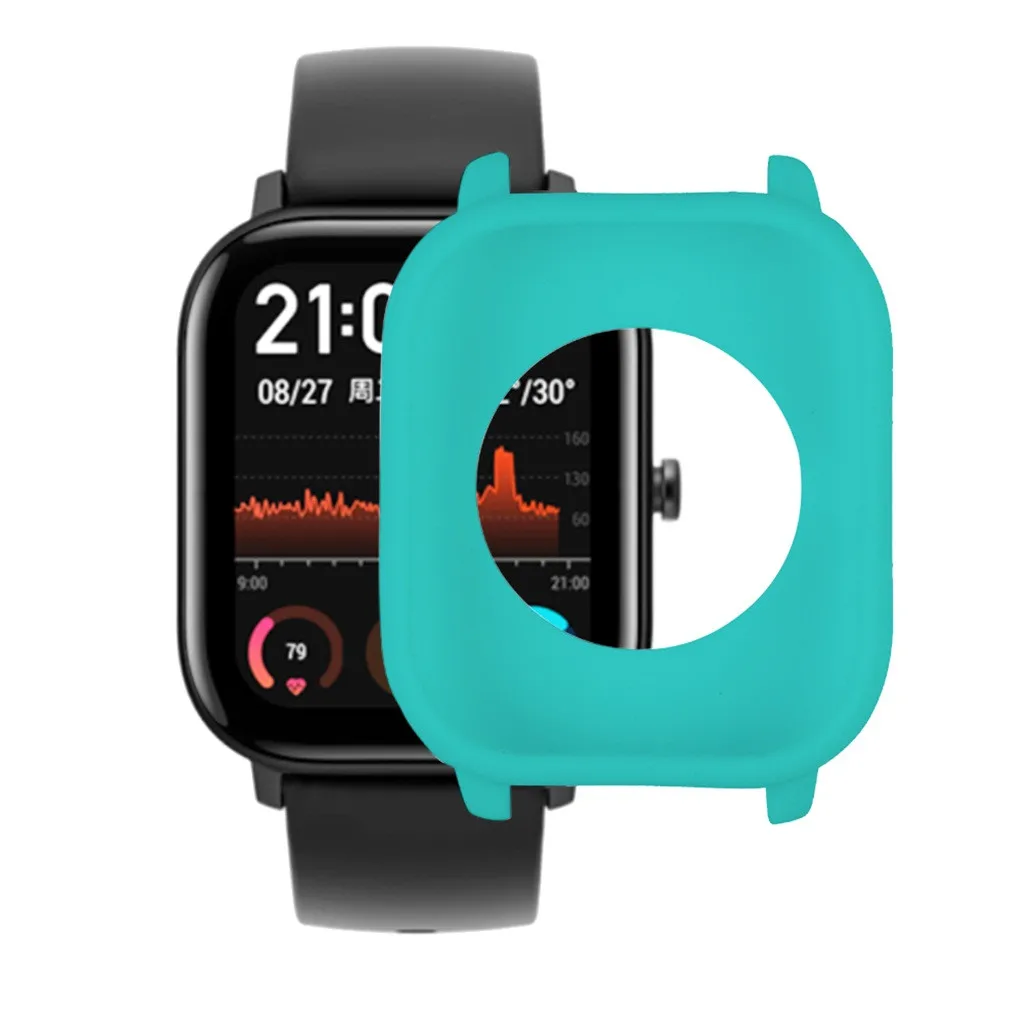 Ouhaobin защитный чехол для Xiaomi Huami Amazfit GTS Watch Мягкая силиконовая оболочка для Amazfit GTS крышка браслет аксессуары