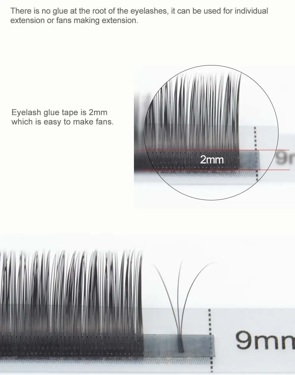 Description Picture 5 of itemNAGARAKU Laser Beehive Eyelash Extension Longer Lasting Individual Eyelash Makeup Maquiagem High Quality Synthetic Mink lashes
