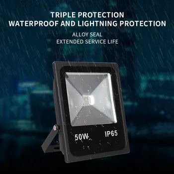 

10W 20W 30W 50W LED Light Adjustable Waterproof Remote Control Garden Lamp Outdoor