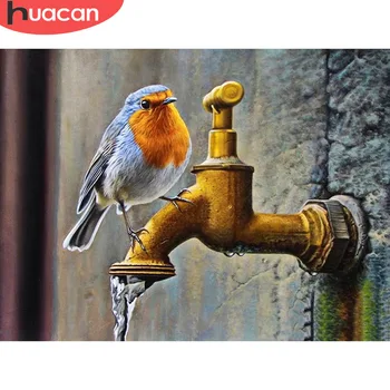 

HUACAN Bird Diamond Painting 5D Animal Diamond Art Embroidery Full Drill Cross Stitch Home Decoration