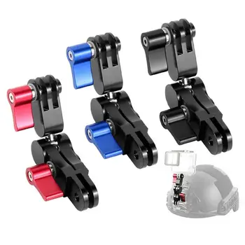 

360 Degree Rotating Bracket Adapter Helmet Adapter Bracket Metal Material for Gopro DJI Osmo Action XIAOYI EKEN Action Camera