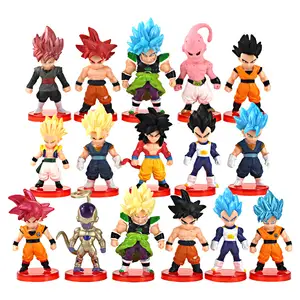 8 pçs/set anime dragon ball z majin buu supremo kai buu gotenks buu piccolo  buu pvc figuras de ação modelo bonecas brinquedos crianças presentes -  AliExpress