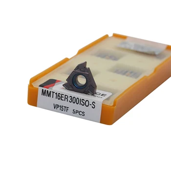 

5PCS MMT 16ER300ISO-S 16IR300ISO-S VP15TF Thread Turning Tool Carbide insert CNC Lathe Cutter Turning Tool Insert