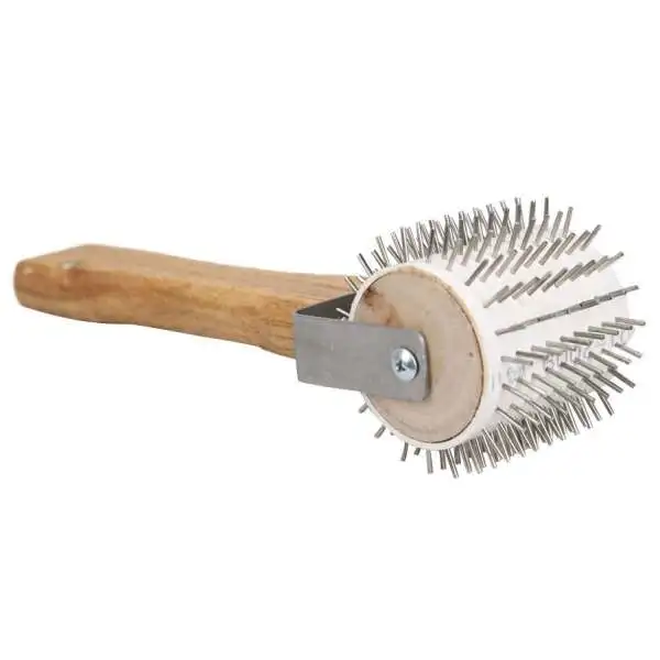 Промо-акция! Bee Uncapping игла Дырокол ролик с деревянной ручкой/экстрактор меда/нержавеющая сталь иглы/мед гребень пчеловодства Equi