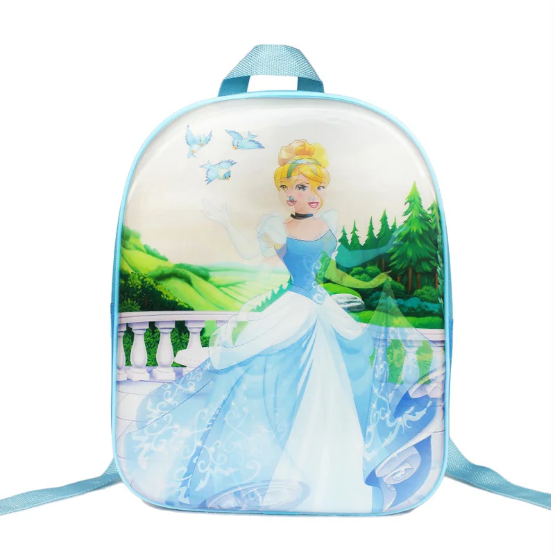 Disney мультфильм принцесса начальной школы мультфильм сумка замороженные дети Наплечная нагрузка мини рюкзак школьный автомобиль Эльза Анна - Цвет: 2