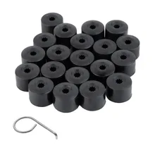 20Pcs Car Wheel Nut Auto Hub Screw Cover Protection Caps Wheel Nut Bolt Head Cover Cap for VW For Golf MK4 for Audi 17mm