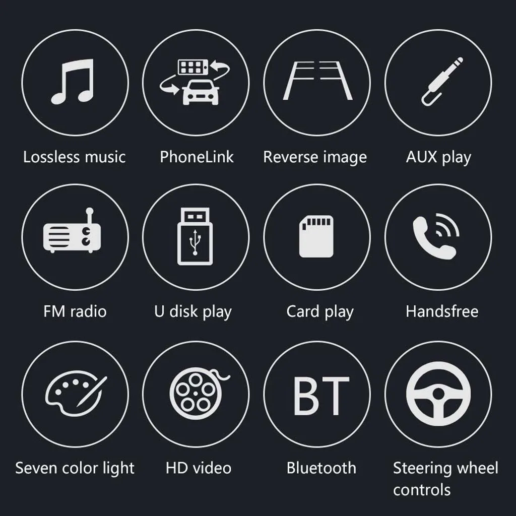 Универсальный Автомобильный мультимедийный плеер 2din " автомобильный стерео радио D-play Авторадио Mirrorlink Авто Аудио Bluetooth Mp5 Аудио Стерео# Zer
