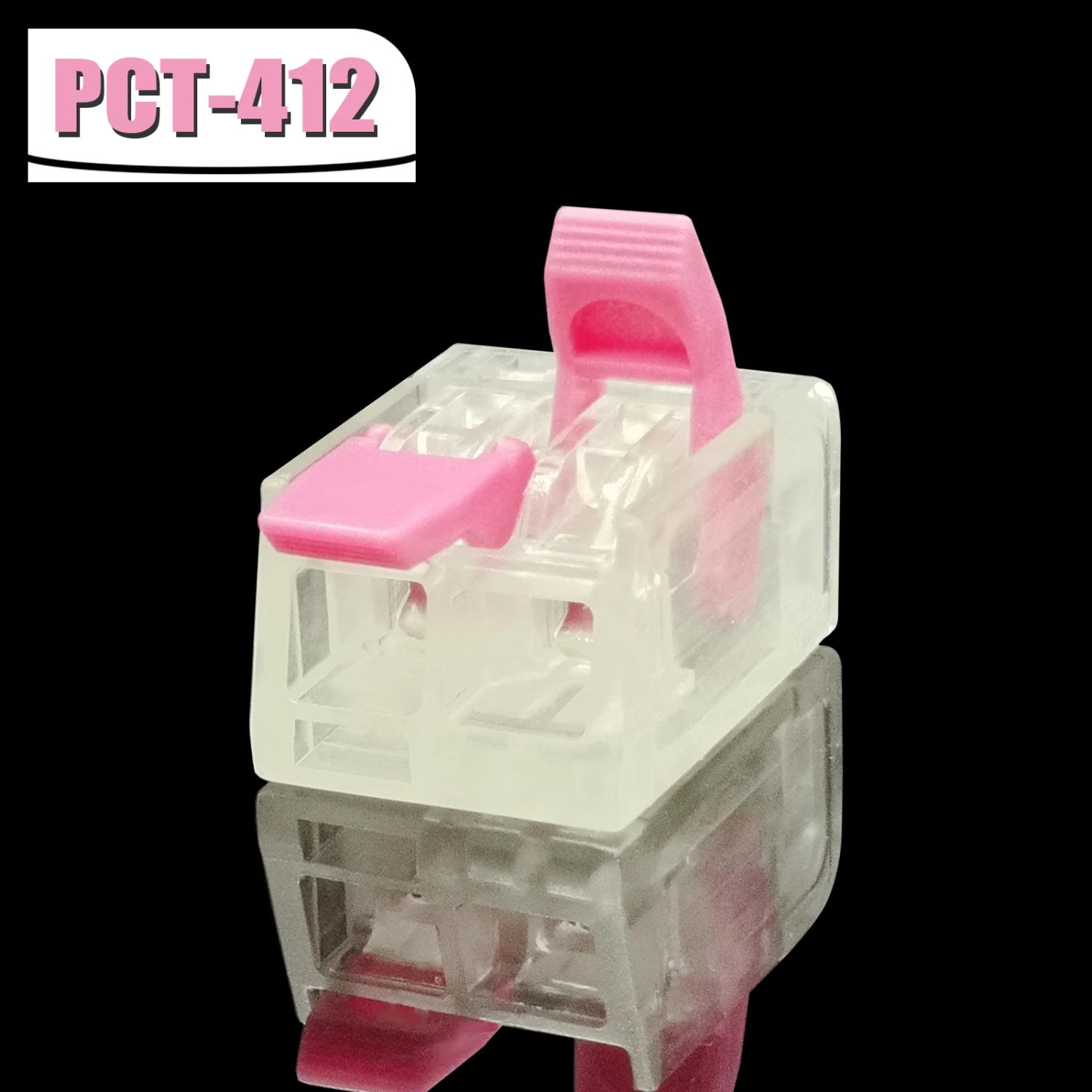 Тип 30/50 шт 412 413 415 Универсальный Компактный проводов разъем клеммные колодки наконечники для провода соединитель AWG 28-12 - Цвет: pink 2p