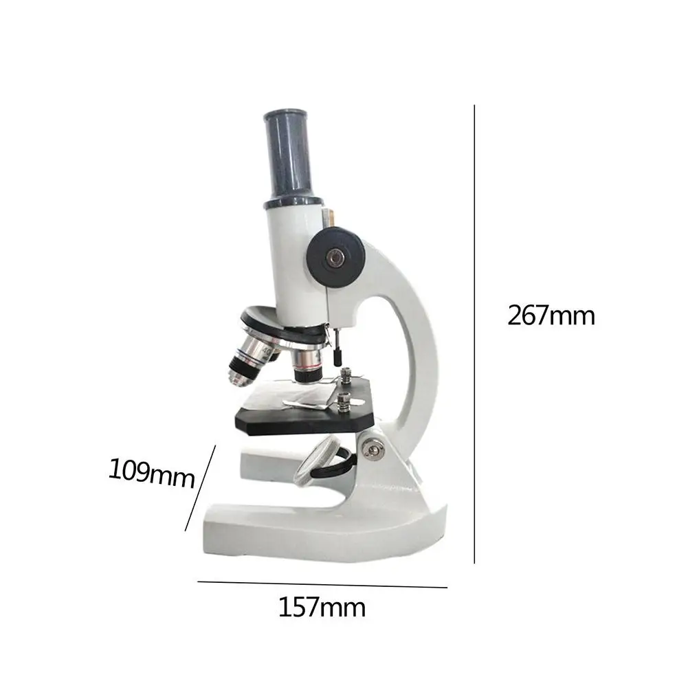 Профессиональный лабораторный увеличительный микроскоп для учеников начальной школы образовательный биологический Монокуляр 500X микроскоп