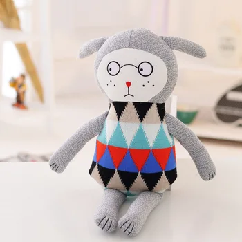 

Hand knitted ugly cute doll the same baby comforts doll doll birthday gift girl