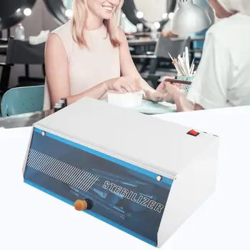 

UV Ozone Sterilizer Disinfection Hot Heater Cabinet for Nail Art Manicure Hairdressing Beauty Tools Instruments Sterilization