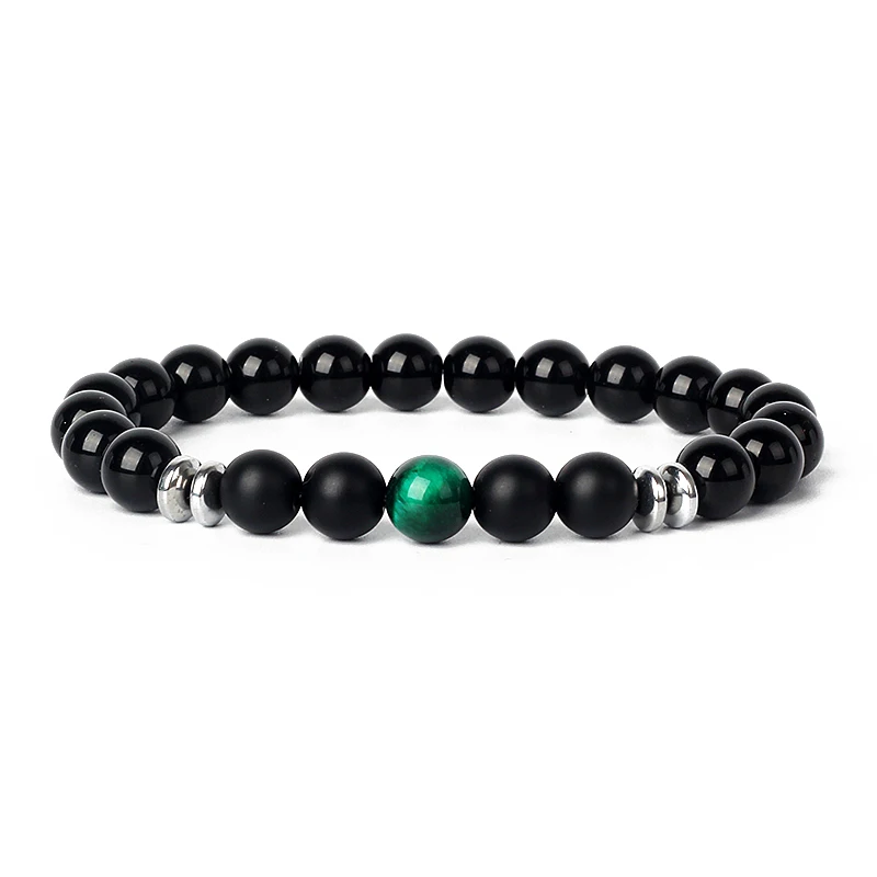 Magnetic Bracelet Hematite Natural Stone Man Woman Weight Loss Slimming Health Care Therapy Jewelry