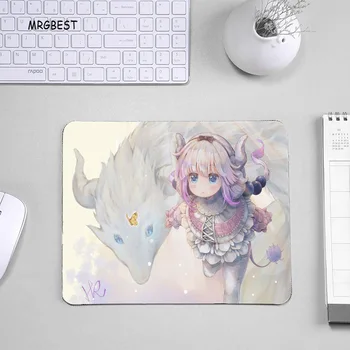 

MRGBEST Animation Comic Japan Manga Pattern Printed Mousepad Kanna Kamui Dragon Cute Anime Girls Mousemat for Lolicon Anime Fan