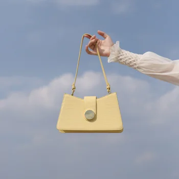 

2020 Handbags Non-mainstream Crocodile Pattern Baguette Medieval Armpit Bag Women's Shoulder New Style Fashion Shoulder Bag