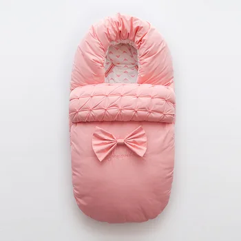 

0-24M Baby Sleeping Bag Stroller Winter Windproof Thick Sleep sacks For Infant wheelchair envelopes newborns Cocoon For Newborns