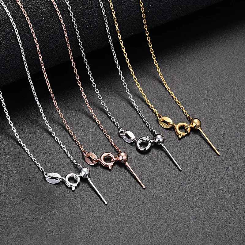Großhandel mit Piercing-Box aus echtem 925er-Sterlingsilber und O-Kettenherstellung, handgefertigtes DIY-Halskettenzubehör – Detail 3