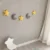 5pc Moon Cloud Star Nice Non woven Garland Party HQ Dorm Hanging Wall Hotel Decoration Детская Спальня Синий Желтый Белый
