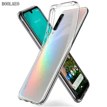 Xiao mi mi 9 t pro a3 8 9 se lite 뒷면 커버 케이스 투명 빨간색 mi note 7 8 pro 7a 실리콘 tpu 소프트 c(China)