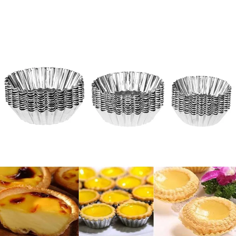 Алюминиевая Форма для кексов 10/шт./упак. яиц форма печенья пудинга инструмент