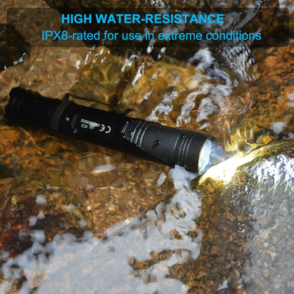 WUBEN L50 Led Flashlight 1200 Lumen USB Rechargeable Tactical Torch 18650 Battery Lights Waterproof IPX8 Portable Camp Lantern