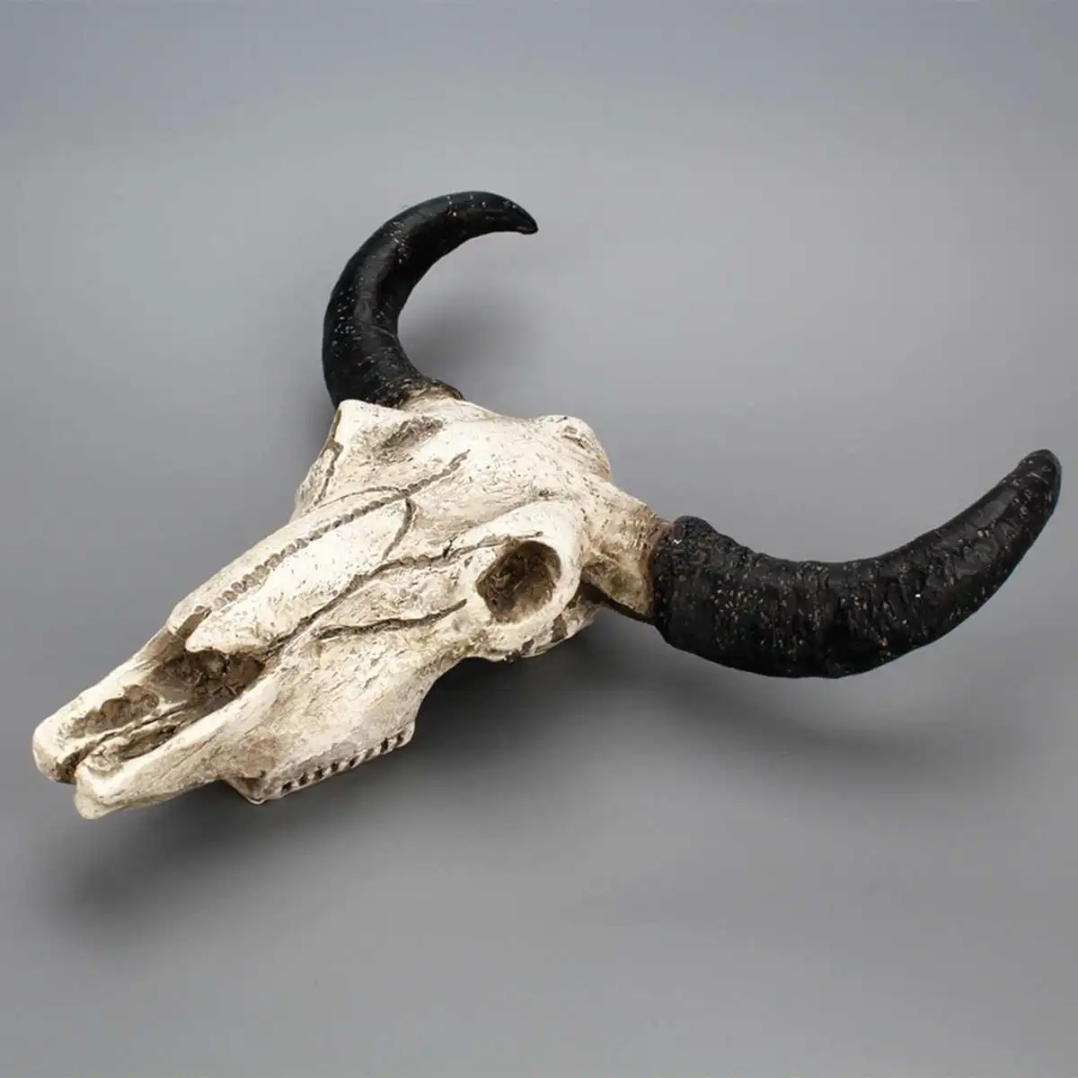 Resin Longhorn Cow Skull Head Wall Hanging decoration 3D Animal Wildlife Sculpture Figurines Crafts Horns for Home Decor Resin Longhorn Cow Skull Head Wall Hanging decoration 3D Animal Wildlife Sculpture Figurines Crafts Horns for Home Decor