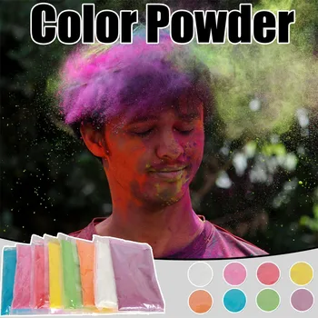 

1 pcs 100g Holloween Powder Colorful Road Running Powder Corn Starch Throwing Rainbow Road Running Wholesale even party supply