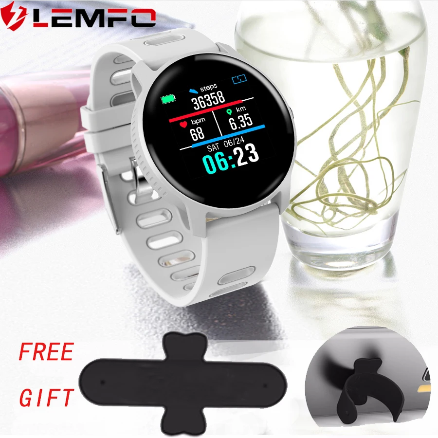 

LEMFO S08 Smart Watch IP68 Waterproof Heart Rate Monitor Blood Pressure Sport Smartwatch For Android IOS Phone Wearable Devices