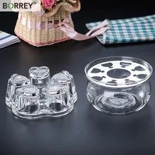 BORREYPortable подставка для чайного горшка стеклянная кофейная вода ароматическая грелка для чая подсвечник чайный горшок теплая изоляция основа в форме сердца BORREYPortable подставка для чайного горшка стеклянная кофейная вода ароматическая грелка для чая подсвечник чайный горшок теплая изоляция основа в форме сердца