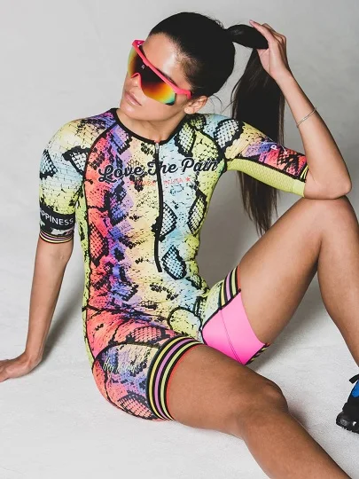 Американский командный Женский сексуальный купальник ropa ciclismo mujer, костюм для триатлона, летний спортивный костюм для велоспорта, облегающий костюм - Цвет: 02