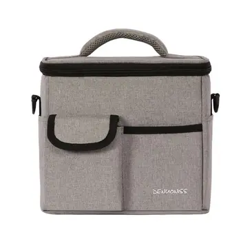 

THINKTHENDO 2020 Portable Insulated Thermal Cooler Lunch Box Tote Picnic Shoulder Bag Pouch