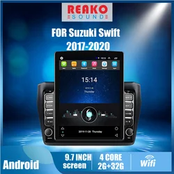 Radio con GPS para coche, reproductor Multimedia con pantalla Tesla de 2017 pulgadas, 2 Din, navegador, unidad principal, Android, para Suzuki Swift 2020 9,7