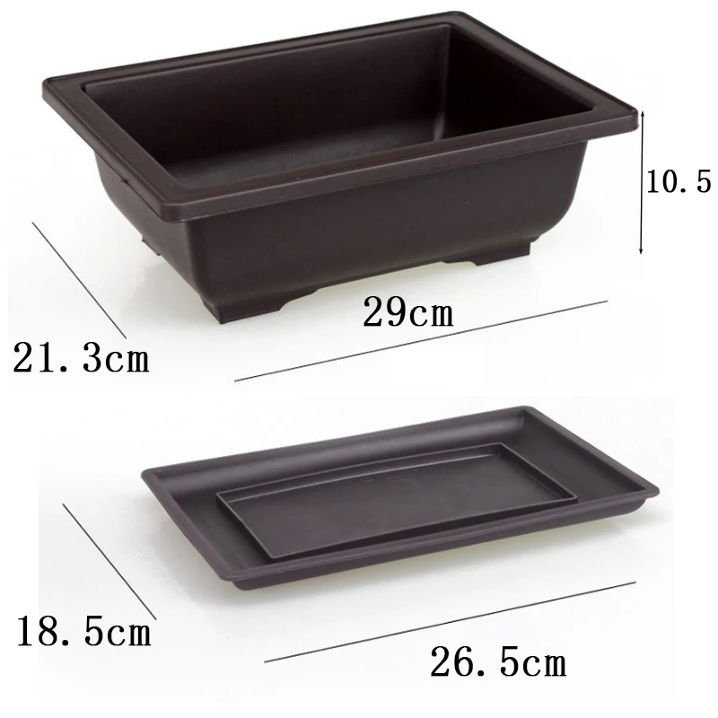 Pot de fleur,Pots de formation en plastique Imitation bonsaï, avec