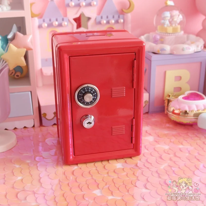 Details about   Mini Dormitory Storage Cabinet Modern Ins For Girls Cute Safe Box Pink 