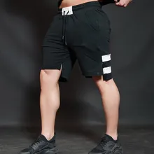 Горячие модные мужские спортивные шорты брюки летние хлопковые спортивные брюки для фитнеса шорты для бега повседневные спортивные мужские шорты