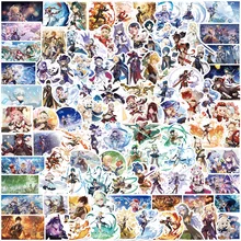 

10/30/50/100PCS Genshin Impact Game Anime Stickers Waterproof DIY Phone Snowboard Laptop Luggage Cartoon Cool Decal Sticker Gift