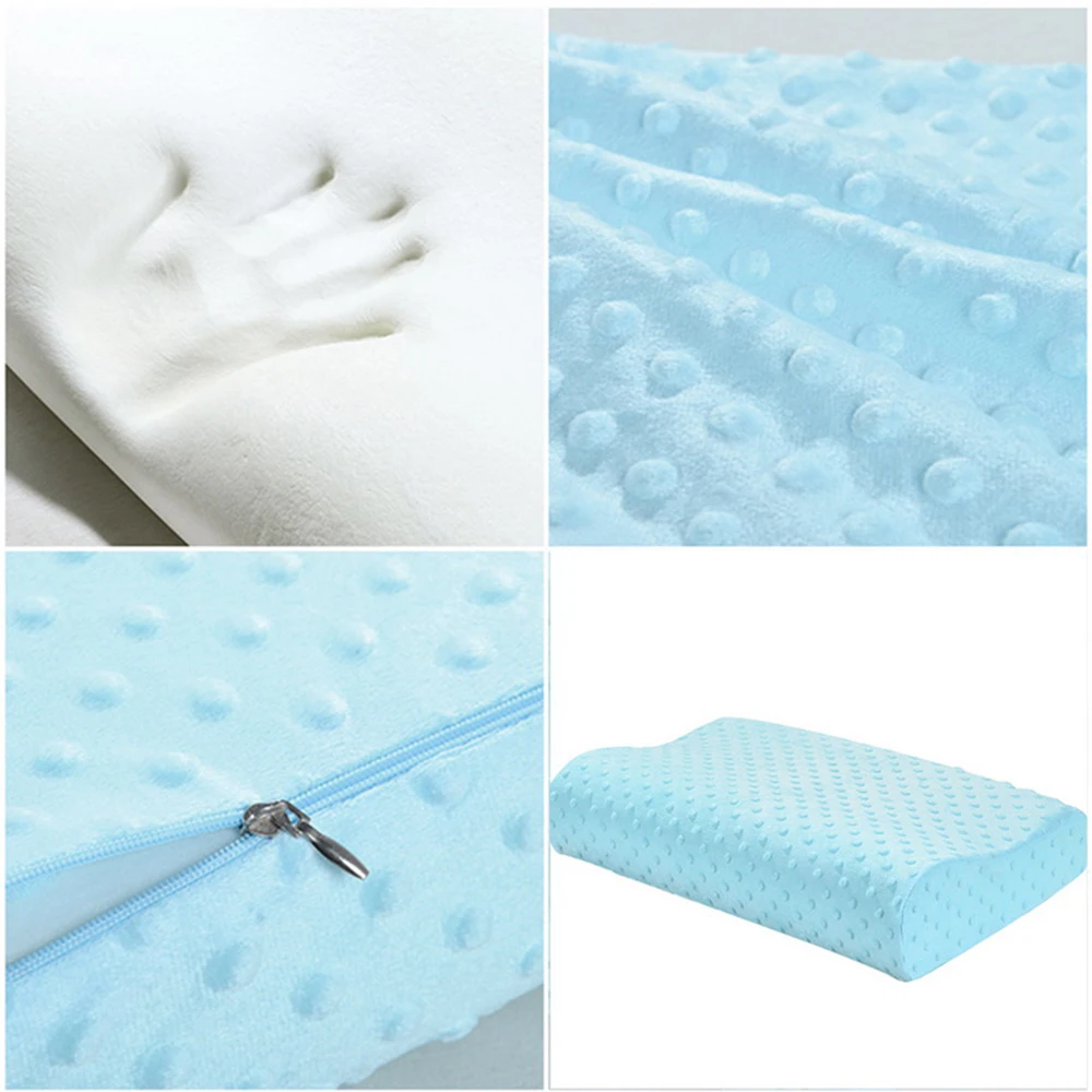 Fiber Slow Rebound Pillow Home Bedroom Supplies Bedding Neck Pillow Cervical Health Pillows Memory Foam Orthopedic Pillows
