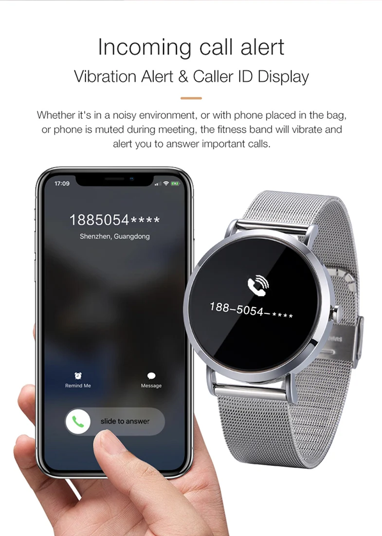 BINSSAW CV08 Смарт-часы-браслет модные Bluetooth спортивные Шагомер кровяное Кислородное давление кровяное давление спортивные наручные часы B