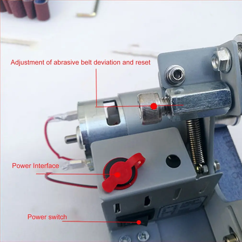Мини электрическая угловая шлифовальная машина полировщик шлифовальная лента адаптер для шлифовальной машины шлифовальная машина кромки точилка
