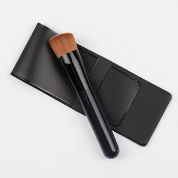 

1pc flat Angled Foundation makeup brush 131 BB cream liquid base foundation make up brushes portable Acrylic handle with case