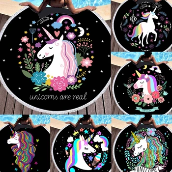 

Beach Towel Unicorn Theme Colorful Printing Towels For Beach Swimming Pools Home Renovation Home Decor Fashion Fun Beach Towels