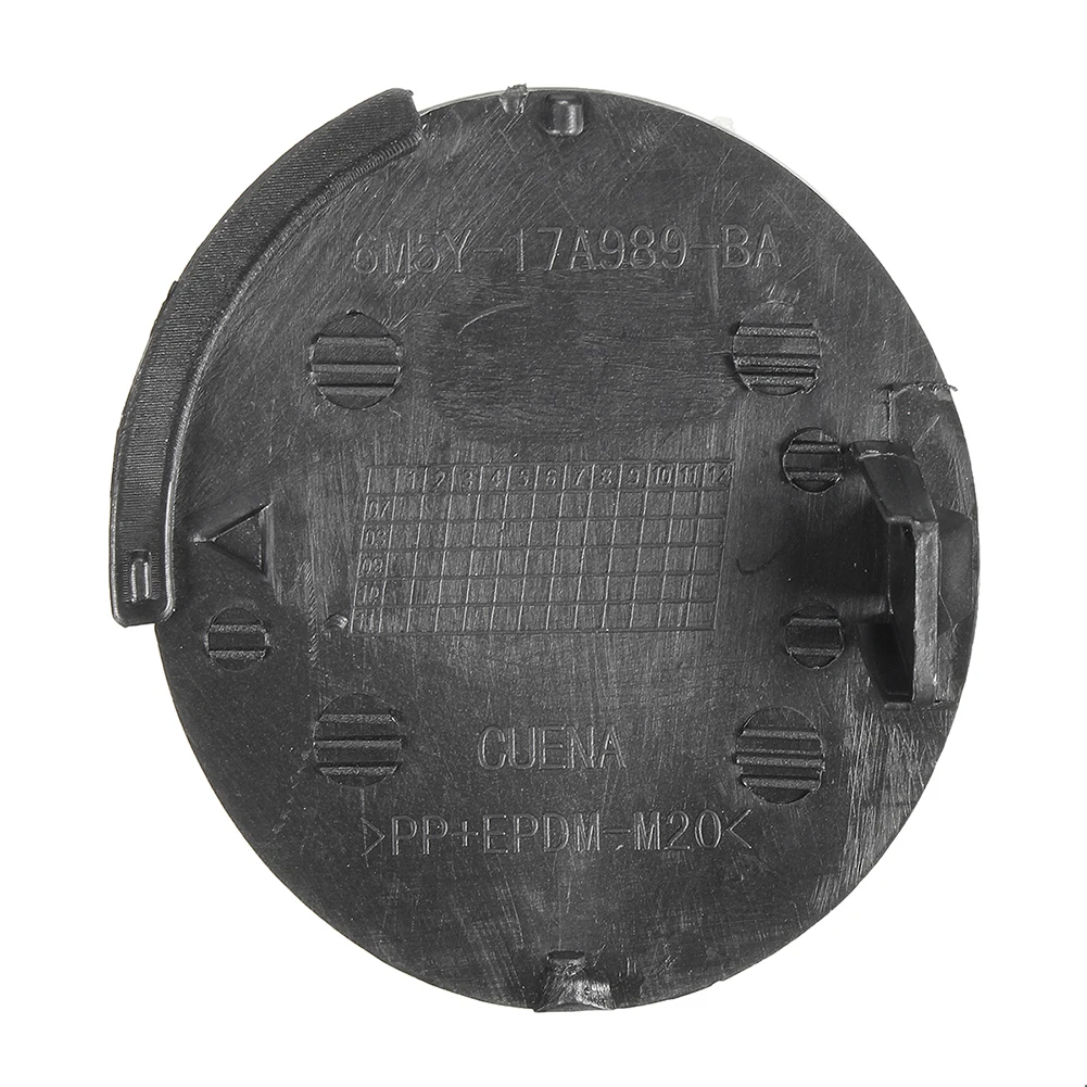 Для Fiesta MK6 2001-2005 передний круглый бампер буксировочный глаз крышка-черный