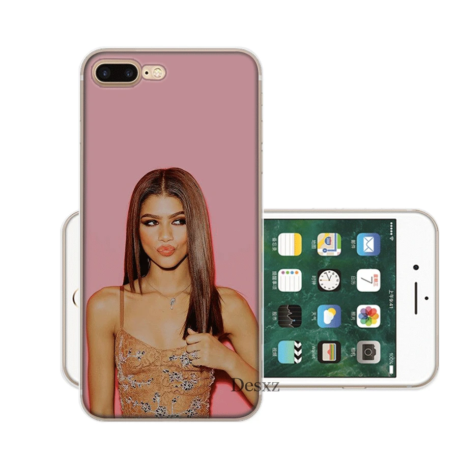 6 Чехол для мобильного телефона tpu для iPhone 11 Pro X XS Max iPhone XR 6 6S 7 8 Plus 5 5S SE чехол Zendaya Coleman - Цвет: 6