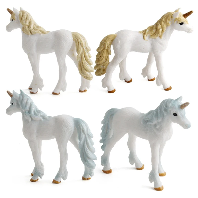 

2019 Cute Unicorn Model Simulation Mini Animal Horse Model Figure Wild Figures Kids Educational Toys Gifts