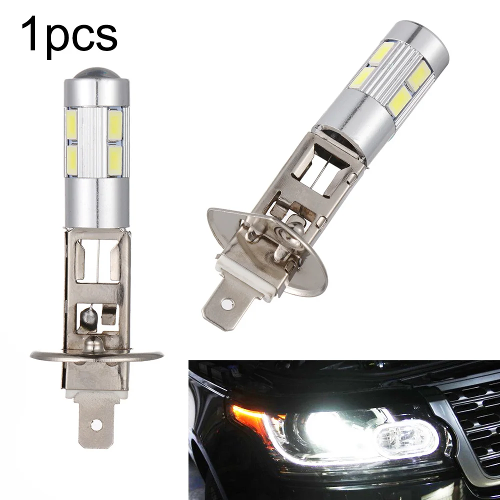 1 шт. AC/DC 12V 5630 SMD 10 светодиодный H1 6000K Автомобильные светодиодные лампы