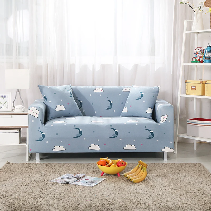 Four SeasonsPattern Sofa Cover Cotton Elastic Stretch Couch Universal Covers for Living Room Pets Single Home Decor | Дом и сад