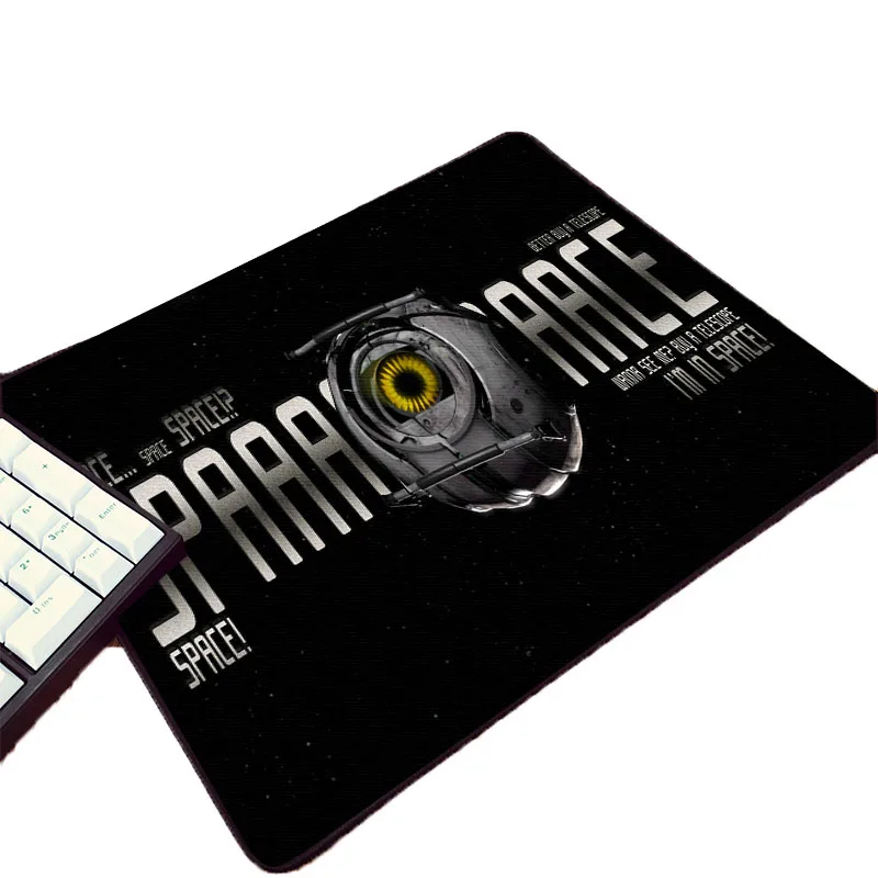 250X290X2MM Крутая игра креативный Сделай Сам дизайн узор Печатный резиновый компьютерный коврик для мыши Portal 2 видео игровой коврик для мыши Настольный коврик для ноутбука - Цвет: 250X290X2MM